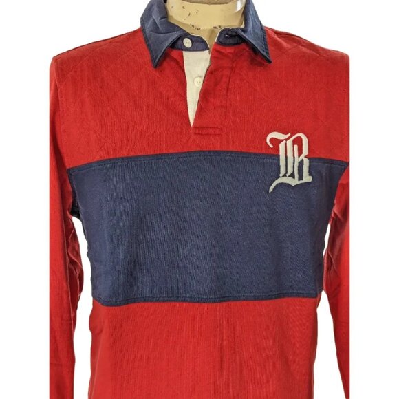 Brooks Brothers Cotton Quilted Logo Rugby Shirt NWT $148 - Picture 3 of 5
